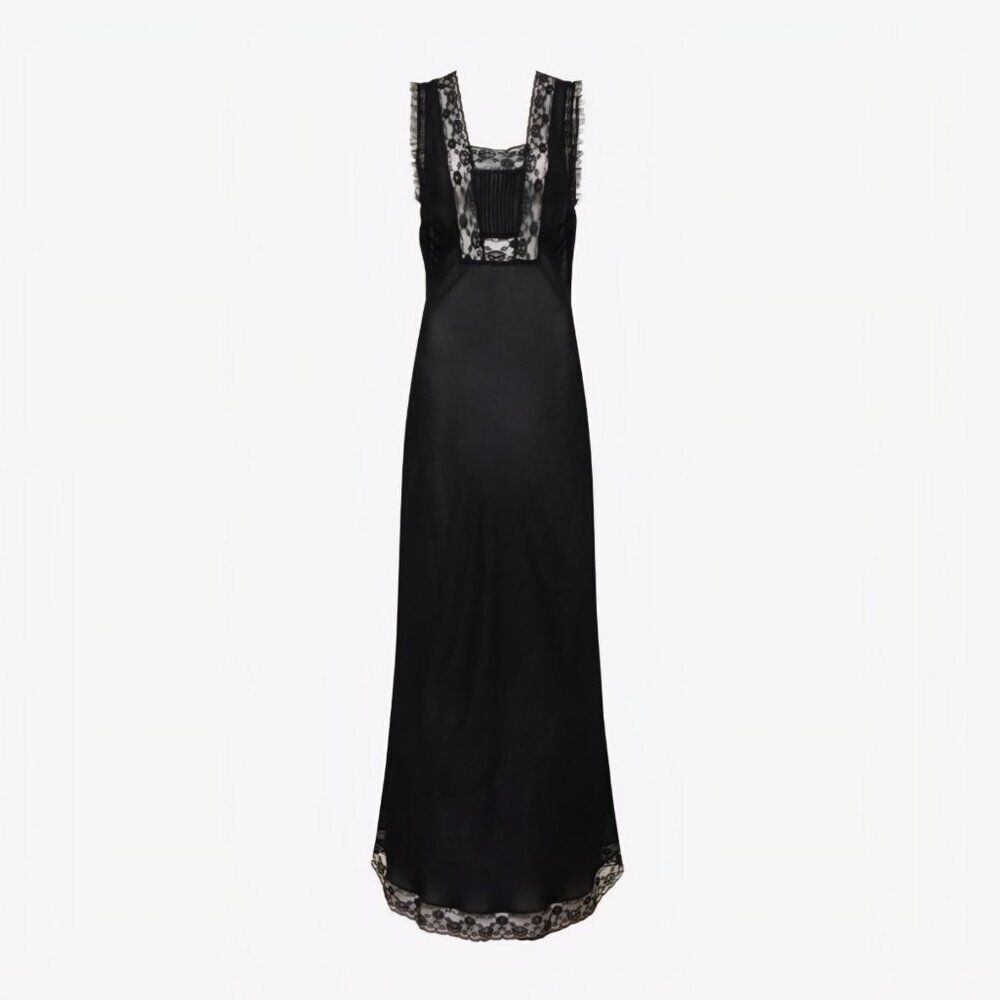 NWT REVOLVE RUMORED - Size M Duet Dress Maxi In black $158 - Picture 3 of 10